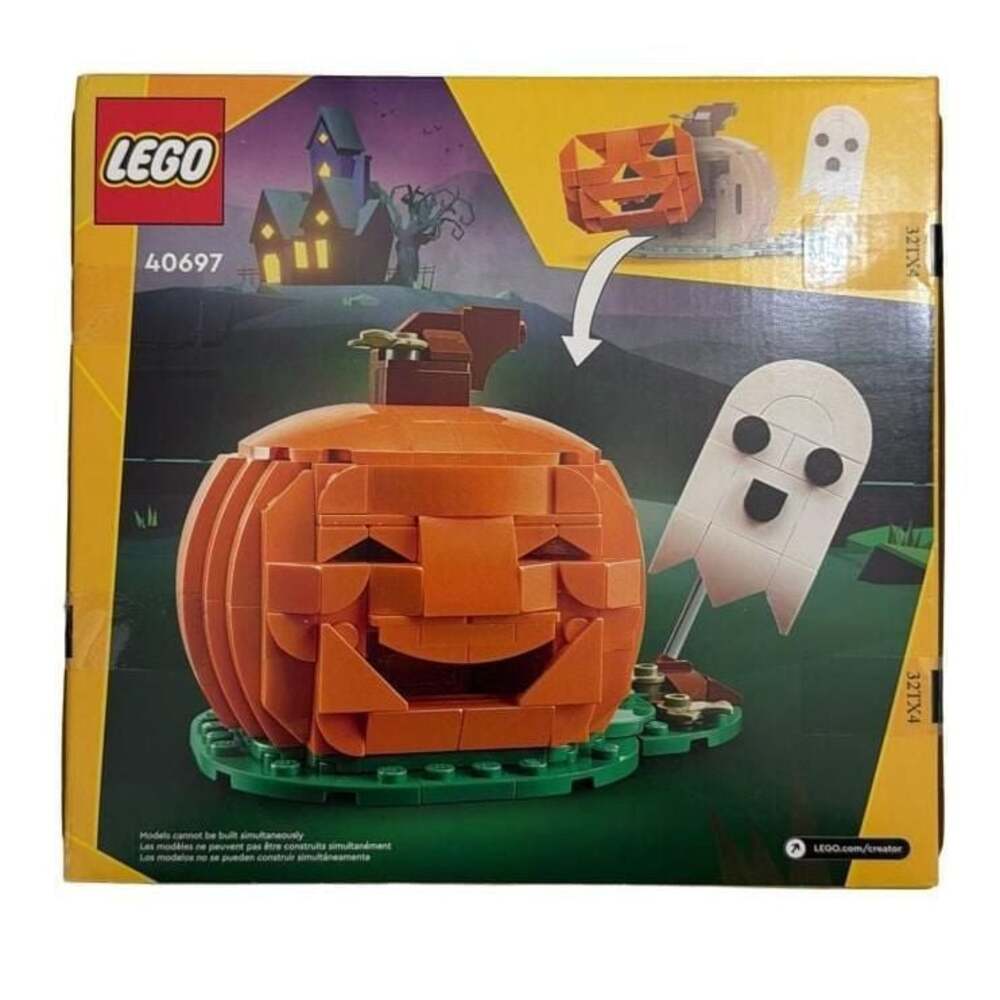 Lego Halloween Light Up Jack O Lantern Pumpkin Ghost Creator Set 40697 New - Picture 2 of 2